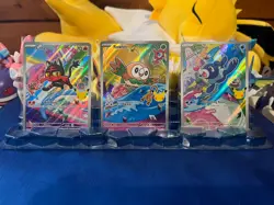Pokemon First Partner Illustration Collection | Gen 7 Starters | Set Of 3 - Image 1
