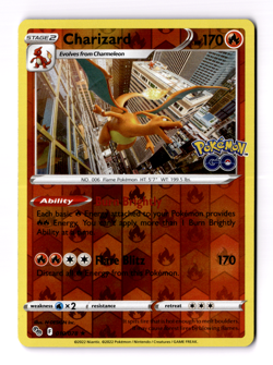 Charizard 010/078 Pokemon GO Reverse Holo - Image 1