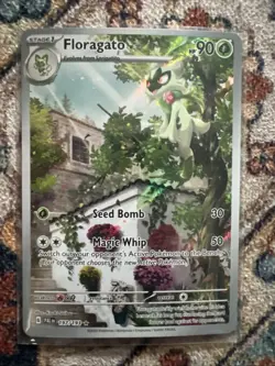 Floragato IR 197/193 Sv02 Holo Illustration Rare Paldea Evolved Pokemon - Image 1