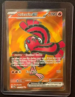 Oricorio ex 110/094 Ultra Rare Full Art Holo - Phantasmal Flames Pokemon TCG NM! - Image 3