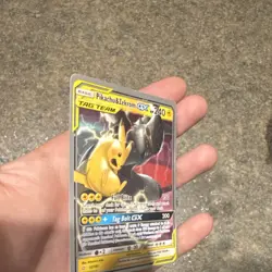Pokemon Pikachu & Zekrom GX TAG TEAM Ultra Rare Holo 33/181 Team Up WC 2019 - Image 3