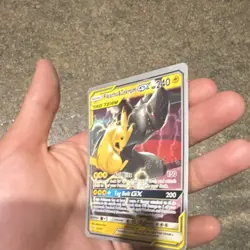 Pokemon Pikachu & Zekrom GX TAG TEAM Ultra Rare Holo 33/181 Team Up WC 2019 - Image 4