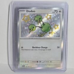 Doduo 199/091 Shiny Rare SV: Paldean Fates Pokemon TCG NM - Image 1