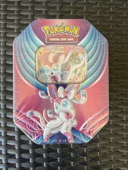 Pokemon TCG Sylveon GX Evolution Celebration Tin 2018 NEW/SEALED - Image 1