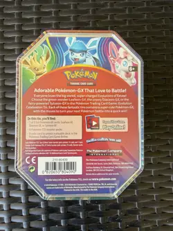 Pokemon TCG Sylveon GX Evolution Celebration Tin 2018 NEW/SEALED - Image 2