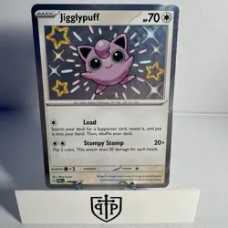 Pokemon TCG - Jigglypuff 198/091 Paldean Fates - Baby Shiny Rare Holo - NM - Image 1