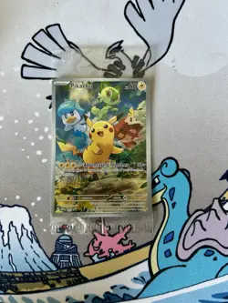Pokemon TCG Pikachu SVP 027 Paldea Evolved ETB Black Star Promo (SEALED) - Image 1