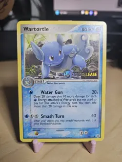 Wartortle Prerelease Stamp Promo NM Pokemon TCG EX: FireRed & LeafGreen 50/112 - Image 1