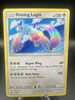 Pokemon TCG Shining Lugia Black Star Promo SM82 2017 Shiny Holo - Image 1