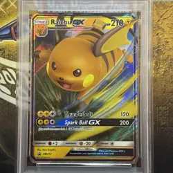 Raichu GX SM213 Hidden Fates Black Star Promo Holo Pokemon - PSA 9 MINT - Image 2