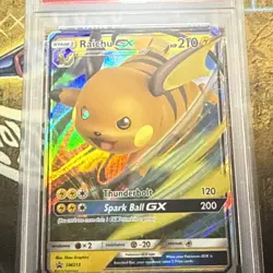 Raichu GX SM213 Hidden Fates Black Star Promo Holo Pokemon - PSA 9 MINT - Image 3