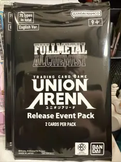 Union Arena Release Event Packs Alchemist - 8 Release Event packs 8 Riza Cards - Image 2