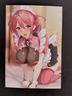 Maid Pyra - Goddess Story - Doujin - Sexy Waifu Trading Card - Image 1