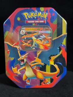 2026 Pokemon Mega Charizard Y EX Tin Sealed Factory New IN HAND 🔥 - Image 1