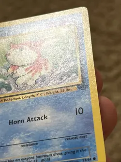 Pokemon Goldeen 53/64 (1st Edition) Jungle Regular - Image 2