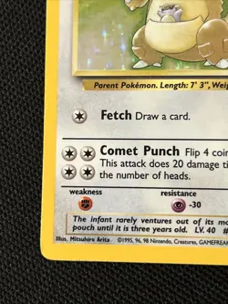 Pokemon Kangaskhan 5/64 Jungle Holo (Never Played) NM - Image 2