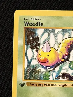 Pokemon Weedle 069/102 (1st Edition) Base Set (Shadowless) *Near Mint* - Image 3
