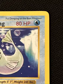 Pokemon Dewgong 025/102 (1st Edition) Base Set (Shadowless) Regular *Near Mint* - Image 4