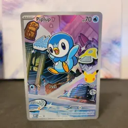 Piplup 2026 Pokemon MEP 042 Promo First Partner Illustration Rare - Image 1