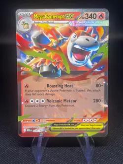 Pokemon TCG - Mega Evolution (English) Mega Camerupt EX 22/132 - Image 1