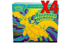 X4 Pokemon TCG - Ascended Heroes -Elite Trainer Box (ETB) Sealed - SHIPS FAST 🟩 - Image 1