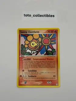 Pokemon TCG Sunny Castform 26/101 Hidden Legends Regular LP-NM - Image 1