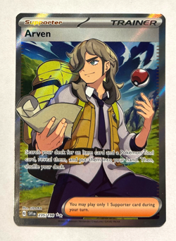 Pokemon Scarlet and Violet - ARVEN - ULTRA RARE FULL ART TRAINER - 235/198 NM - Image 1