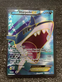 SHARPEDO EX FULL ART - POKEMON 152/160 XY5 PRIMO CHOC PROCHE DU NEUF/NM ENGLISH - Image 1
