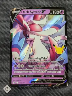 Dark Sylveon V SWSH134 - SWSH Black Star Promos Standard Size Pokemon TCG NM - Image 1