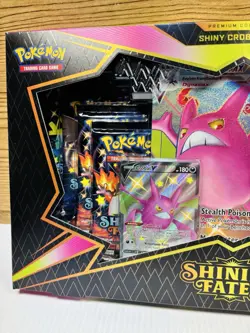 Pokemon TCG Shining Fates Premium Collection SHINY CROBAT VMAX Box | Brand New 820650808715 - Image 3