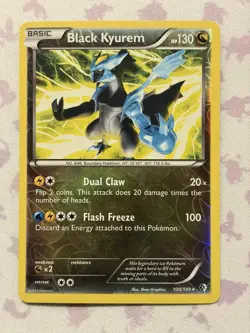 Pokemon Black Kyurem - Boundaries Crossed 100/149 - Reverse Holo NM - Image 1