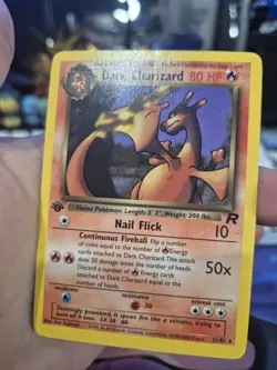 Pokemon - Team Rocket 1st Edition WOTC - Dark Charizard 21/82 Rare - LP - Image 4