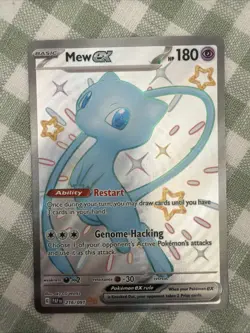 Pokemon TCG - Mew Ex - Paldean Fates - 216/091 - Shiny Ultra Rare - Image 1