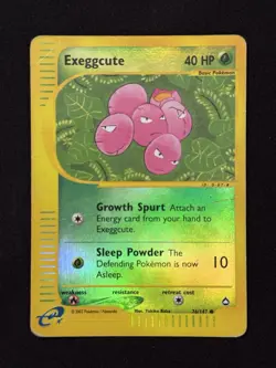 Exeggcute #76/147 - Pokemon TCG - Aquapolis - Reverse Holo - HP - Image 1