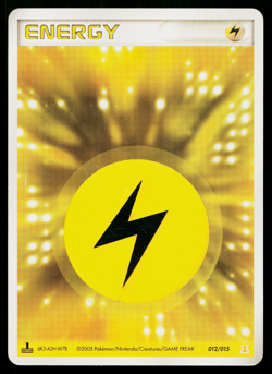 Lightning Energy 012/015 Holon Research Tower Lightning Deck Pokemon Japanese MP - Image 1
