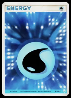 Water Energy 013/015 Gift Box Crawdaunt Deck Pokemon Japanese Heavily Played - Image 1