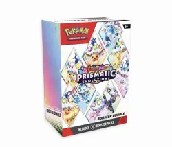 Pokemon TCG Prismatic Evolutions Booster Bundle - Plastic Wrap Factory Sealed - Image 1