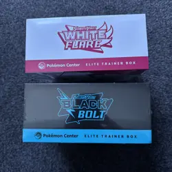 Pokemon Black Bolt and White Flare Pokemon Center ETB Factory Sealed ⭐ IN HAND - Image 5
