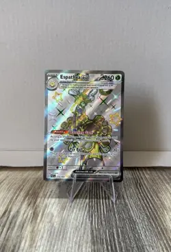 Pokemon TCG Espathra ex 214/091 Shiny Ultra Rare Paldean Fates Holo - Image 1