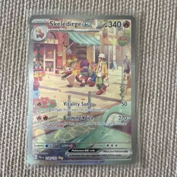 Pokemon Skeledirge ex Full Art EX Holo Special Illustration Rare Sv02 258/193 - Image 1