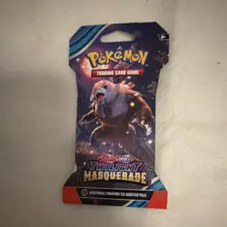 Pokemon TCG Scarlet & Violet Twilight Masquerade 9 Sleeved Booster Pack Lot - Image 4