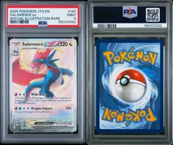 Pokemon TCG PSA 9 Salamence EX 187/159 SIR Journey Together - Image 5