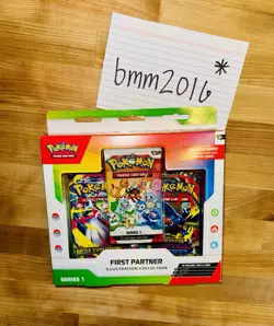 Pokemon TCG First Partner Illustration Collection S1 Celebrations Box NEW 🍃🔥💧 - Image 1