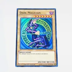 Yu-Gi-Oh Dark Magician Ultra Rare Holographic Original Art CT13-EN003 - Image 2