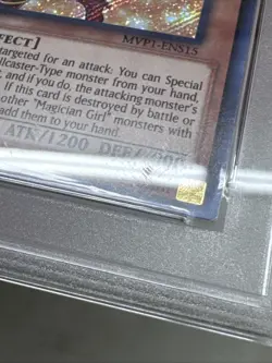 Yu-Gi-Oh! PSA 9 Apple Magician Girl MVP1-ENS15 Secret Rare 1st Edition - Image 3