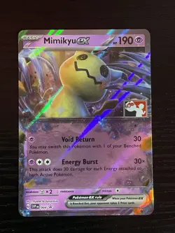 Mimikyu Ex Pokemon Prize Pack Series 3 Promo Pokemon Card NM/LP - Image 2