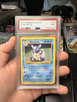 Pokemon Wartortle 002/034 Trading Card Game Classic Collection Holo PSA 9 70 HP - Image 1