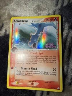 Pokemon TCG Aerodactyl EX Holon Phantoms Card 35/110 Stamped Delta Species - Image 2