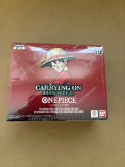 *Sealed One Piece Carrying On His Will Booster Box OP13 English - Image 1