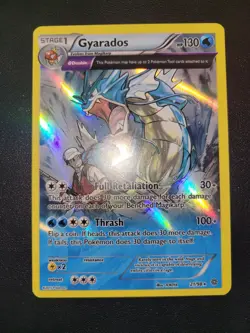 Pokemon TCG XY Ancient Origins Gyarados Holo Rare Card 21/98 LP - Image 2
